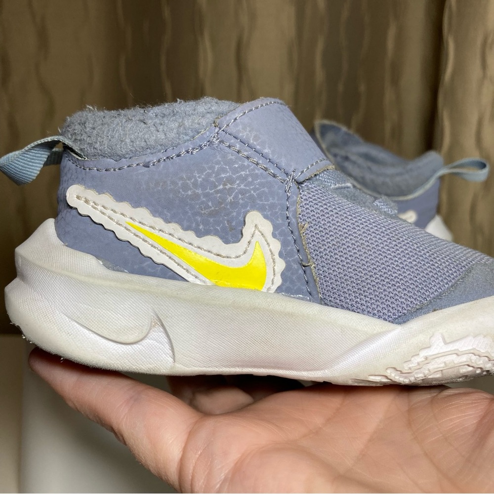 Nike Team Hustle D10 Dream Baby Infant 5 C Sneakers Shoes DD0792-410 Grey Blue